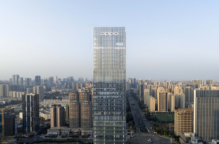 Oppo Technology & Research Center Tower / Gianni Botsford Architects + RJWu & Partner - Экстерьерная фотография, Городской пейзаж