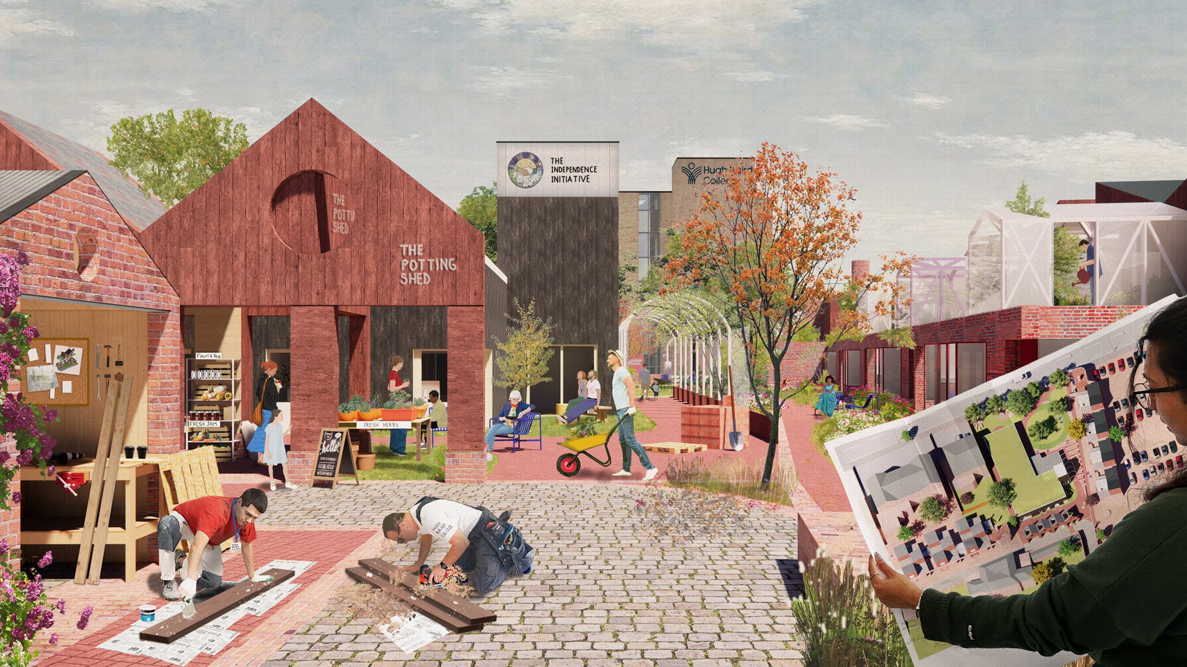 Visual of Helping Hands by Studio Mutt