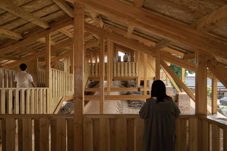 Doumu Dragon Kiln и ICH Lounge в Qianshan, Anhui / Greyspace Architects - Интерьерная фотография, луч