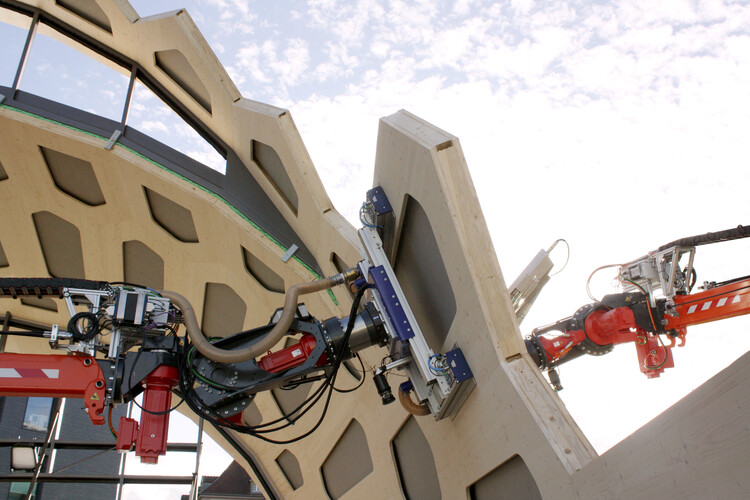   livMatS Biomimetic Shell / ICD/ITKE University of Stuttgart + IntCDC - Интерьерная фотография
