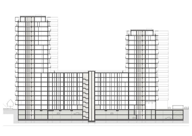 RAC Residential Highrises Račianska / AllesWirdGut Architektur — Изображение 32 из 32