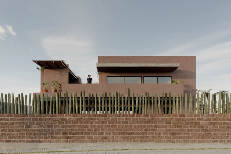 Hull Mexico Park Clubhouse / MXTAD - Экстерьерная фотография, Фасад, Колонна