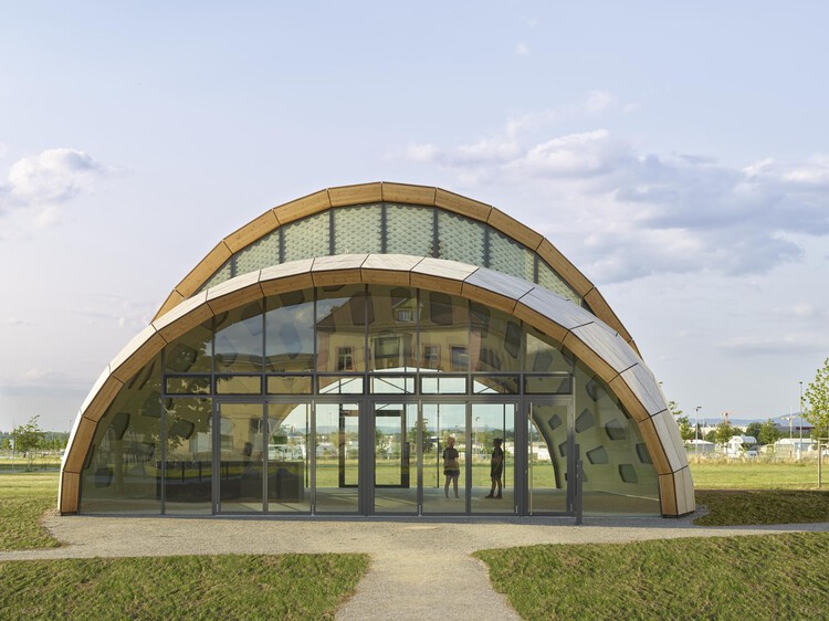   livMatS Biomimetic Shell / ICD/ITKE University of Stuttgart + IntCDC - Наружная фотография, Фасад, Арка