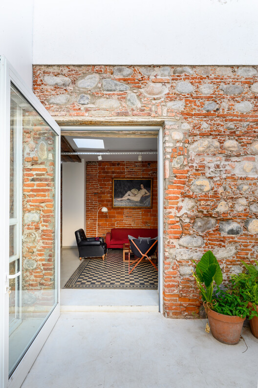 Documenta House / Estudio Palacios - Интерьерная фотография, Кирпич