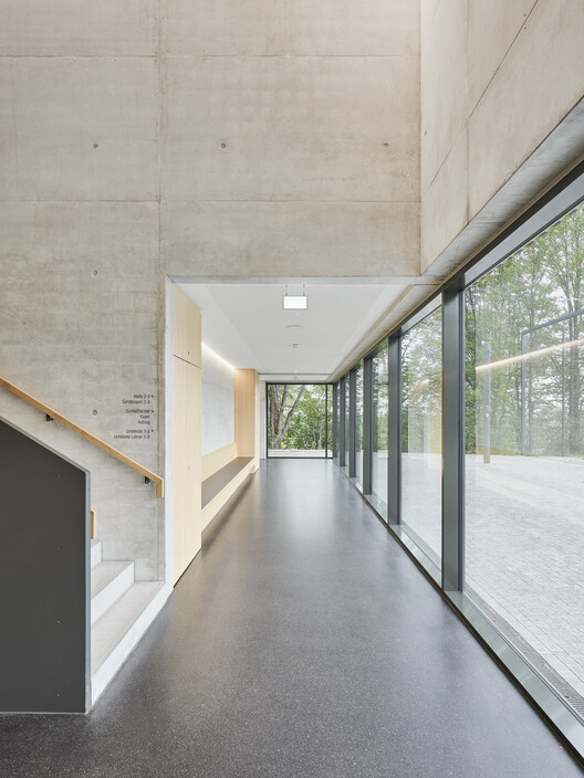Спортивный зал в den Breitwiesen / THOMA. КЛАСТЬ. БЮХЛЕР. Architekten - Интерьерная фотография, Окна