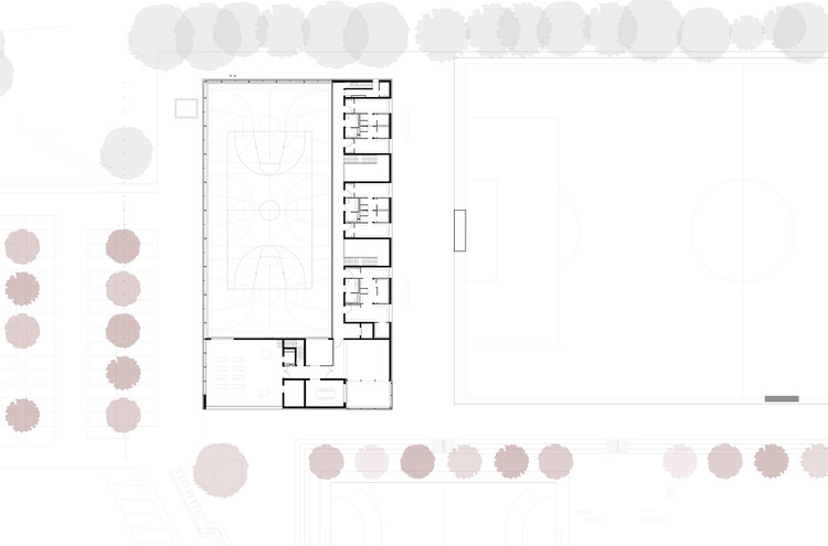 Спортивный зал в den Breitwiesen / THOMA. КЛАСТЬ. БЮХЛЕР. Architekten — Изображение 30 из 31