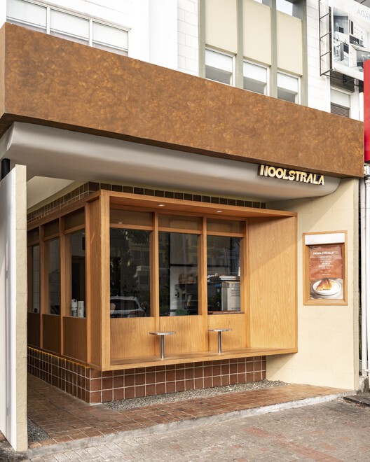 Noolstrala The Cafe / Nuvosis - Интерьерная фотография, Окна, Кирпич, Фасад