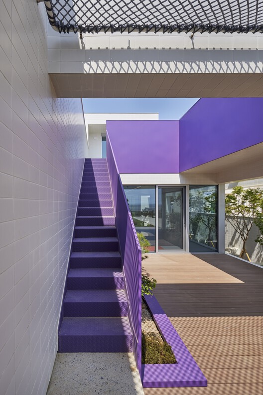Square House / ilsangarchitects - Интерьерная фотография, Лестницы, Фасад, Перила