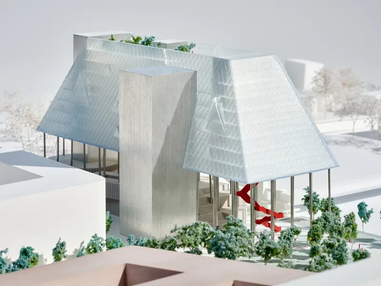 OMA / Reinier de Graaf представляет концепцию надземной площади и трапециевидной формы штаб-квартиры UniCredit в Мюнхене, Германия — Изображение 7 из 7
