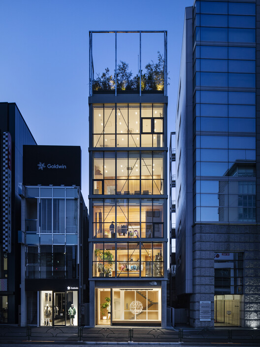 Goldwin Harajuku Building / Studio Hashimura - Экстерьерная фотография, Фасад