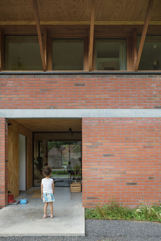 tmEK House / BLAF Architecten - Фотография интерьера, кирпич, фасад