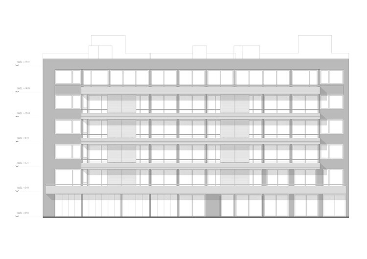 Донадо 1655 Многоквартирный дом / ESHH Arquitectura — Изображение 25 из 27