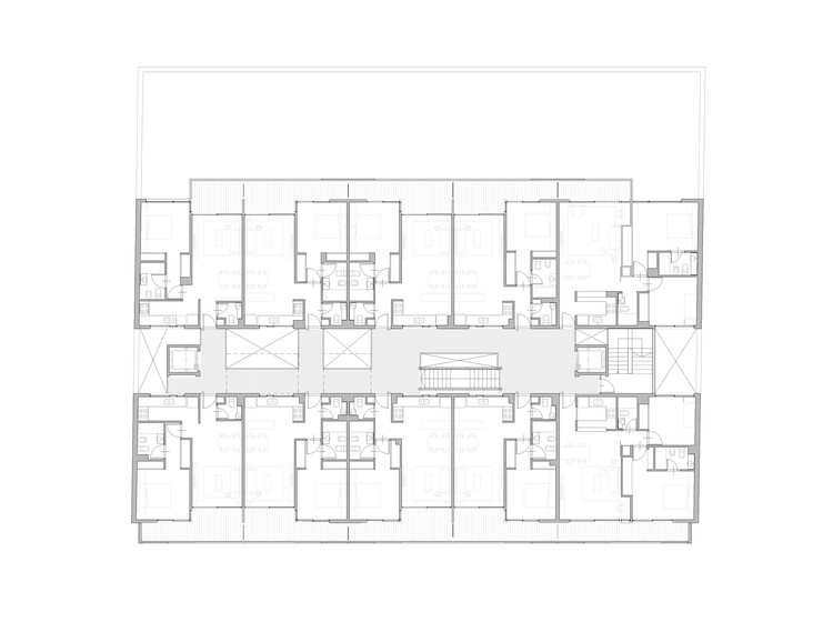 Донадо 1655 Многоквартирный дом / ESHH Arquitectura — Изображение 20 из 27