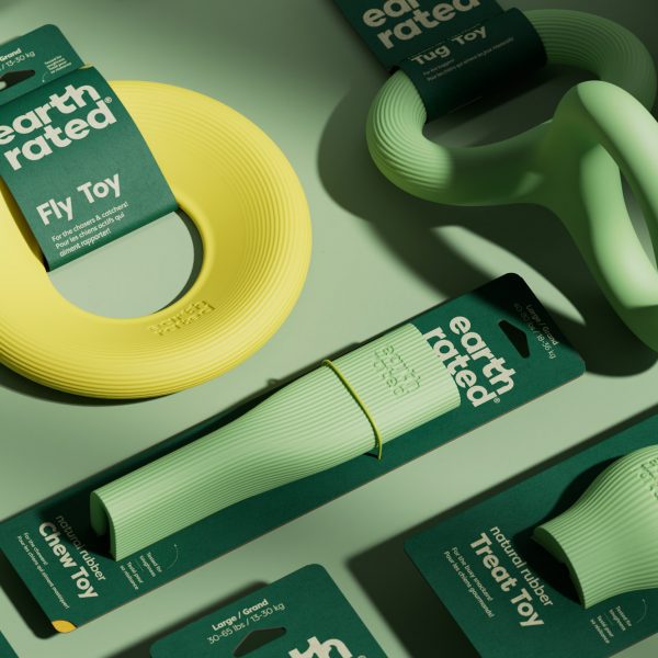 Компания Layer провела ребрендинг бренда собак Earth Rated, используя цвета, видимые собакам.
