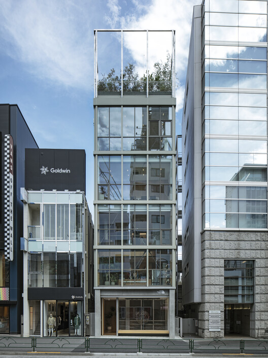 Goldwin Harajuku Building / Studio Hashimura - Экстерьерная фотография, Фасад