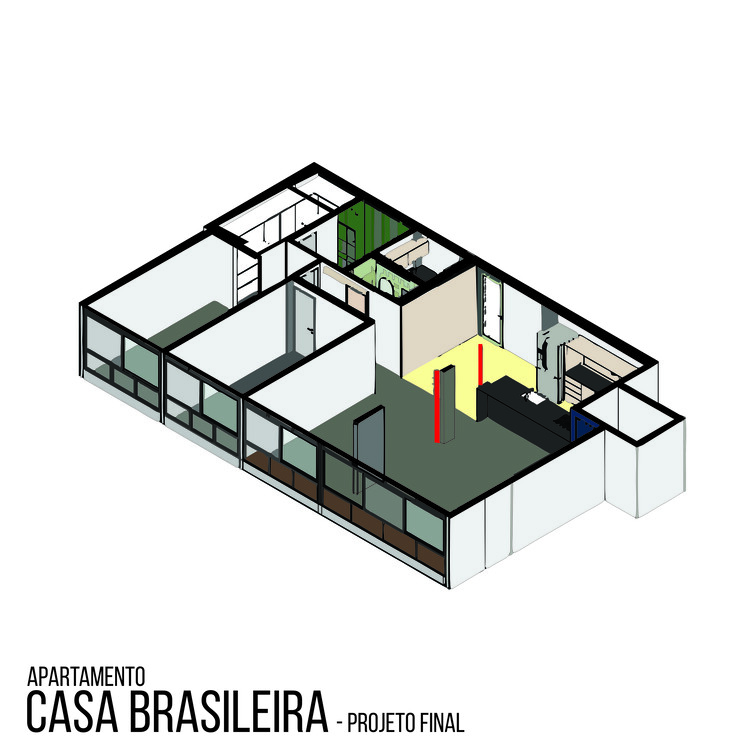 Квартира Casa Brasileira / Umdiedro arquitetura — Изображение 29 из 30