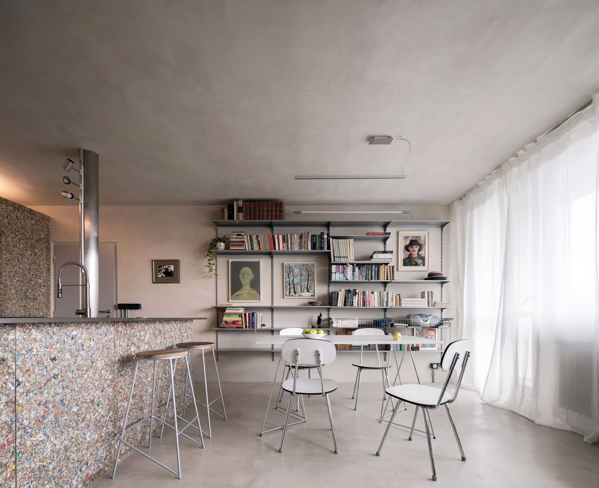 Ремонт квартиры Rumburská Packwall / Papundekl Architects