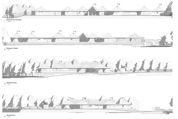 Школа La Piedra / Correa 3 Arquitectos — изображение 18 из 19