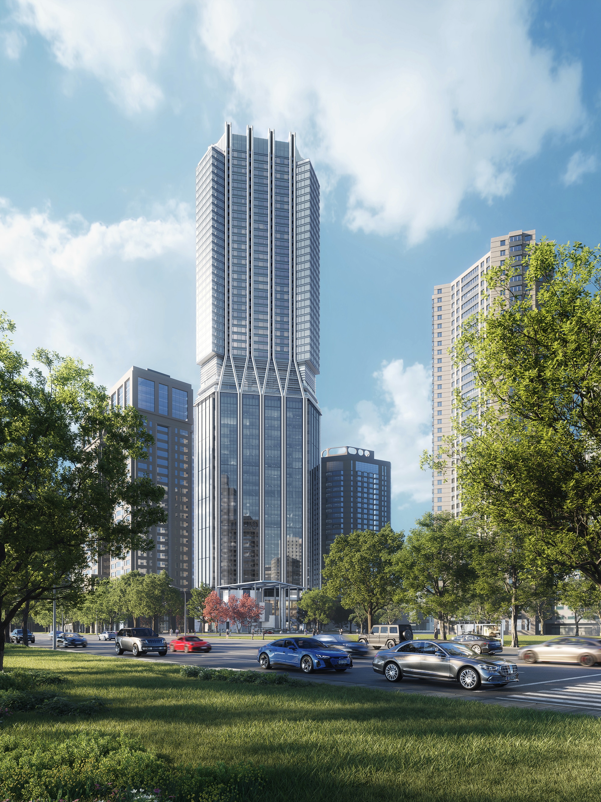 Foster + Partners представляет первый проект в Циндао, Китай