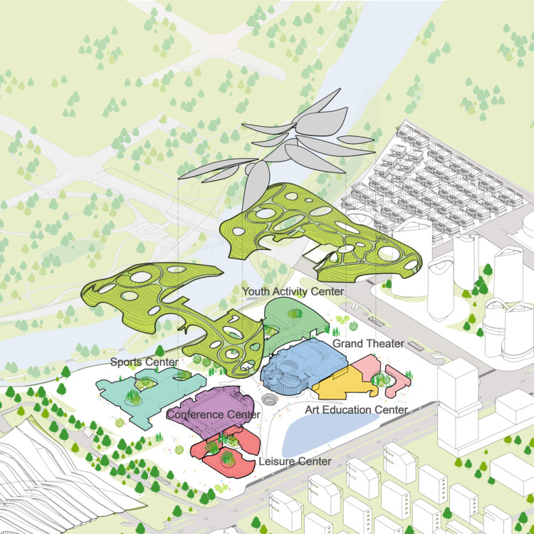 Компания MAD Architects представляет контекстный дизайн Центра культуры и искусства Анжи на юго-востоке Китая — изображение 19 из 19
