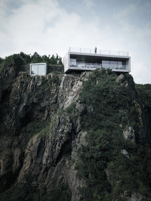 Cliff Café and Tower House / TAO - Бюро Trace Architecture - Экстерьерная фотография