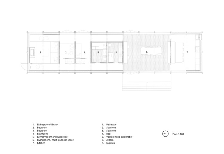 Дом на столбах / Sanden+Hodnekvam Architects — Изображение 28 из 32