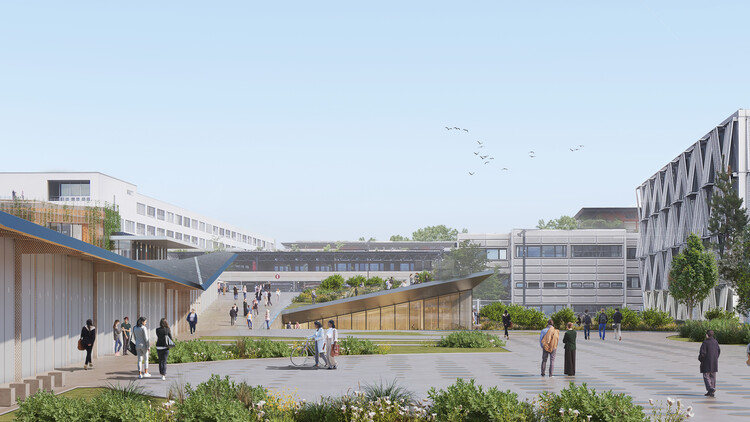 Dominique Perrault Architecture выиграла конкурс на переосмысление кампуса EPFL в Лозанне в Швейцарии – изображение 2 из 15