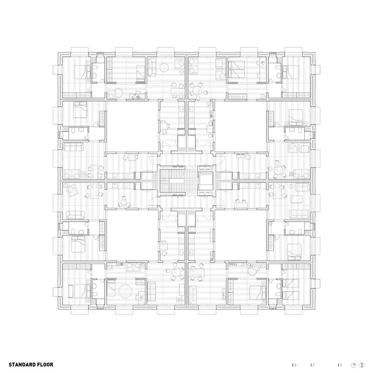 Общественное жилье в Плайя-ден-Босса / 08014 arquitectura — изображение 35 из 45