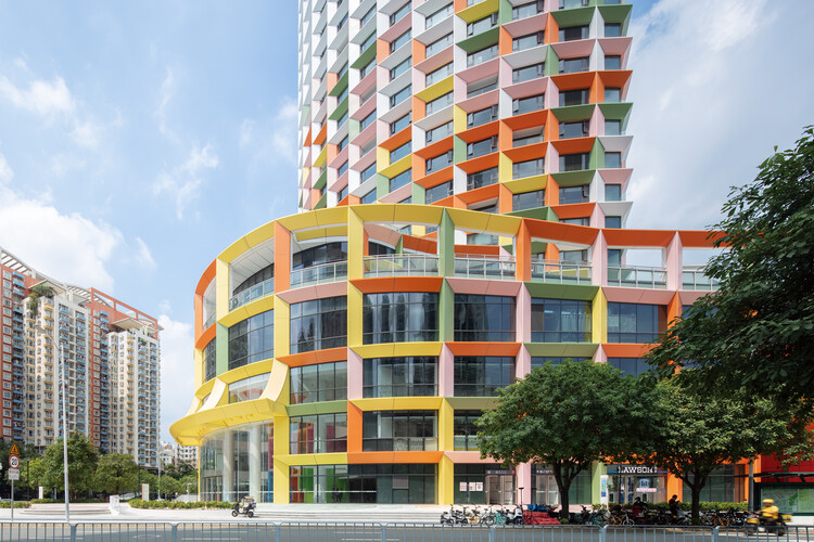 Шэньчжэньский женский и детский центр / MVRDV - фотография экстерьера, окна, фасад