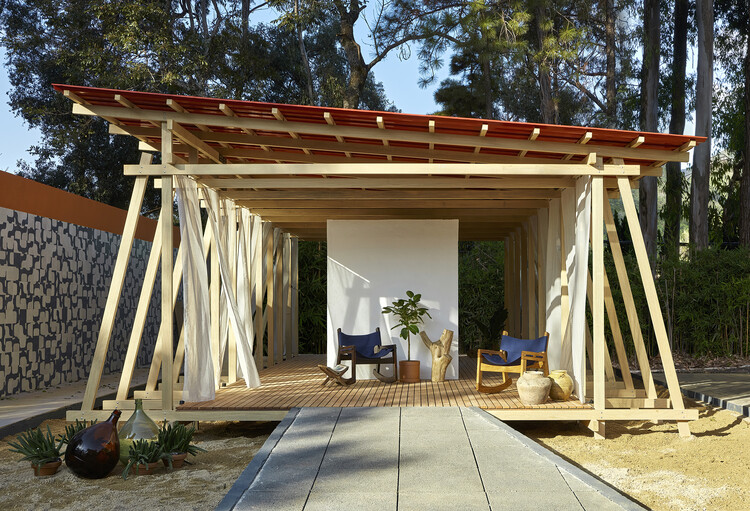 Павильон Прайя / Aberta Arquitetura - Фотография экстерьера, балка, фасад