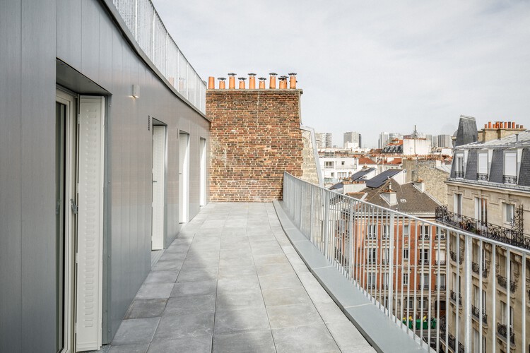 Vaugirard Social Housing / Christ & Gantenbein - Экстерьерная фотография, забор, фасад, перила