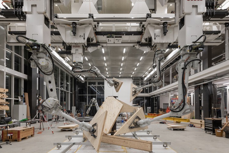 Установка Семирамиды / Исследования Грамазио Колера + ETH Zürich + Müller Illien Landschaftsarchitekten + Timbatec Timber Construction Engineers Швейцария + Urban Assets Zug AG – Фотография интерьера, балка