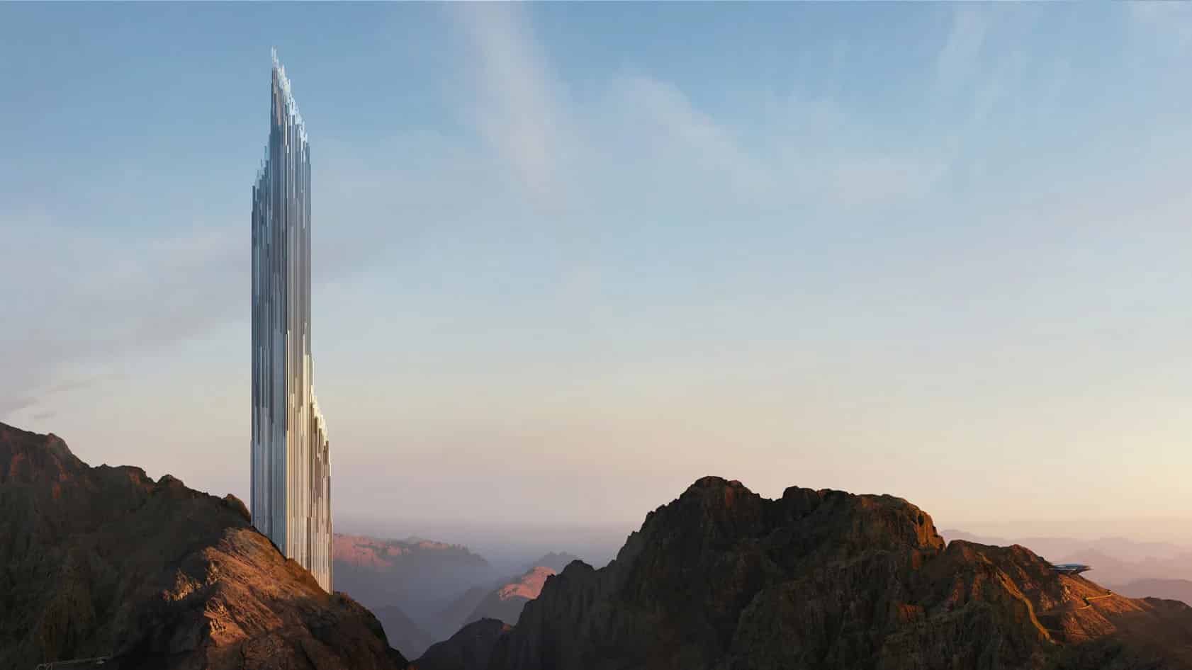 Zaha Hadid Architects представляет проект хрустального небоскреба для региона Трожена NEOM