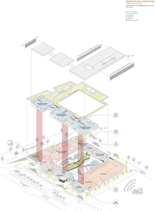 Школа и гимназия Жака Ширака / BPA ARCHITECTURE — Изображение 27 из 34