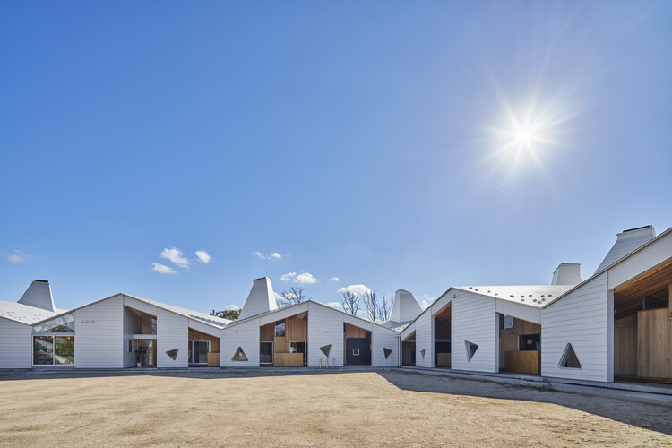 Детский сад YNS Ямаикараси / Takeru Shoji Architects — фотография экстерьера, окон, фасада