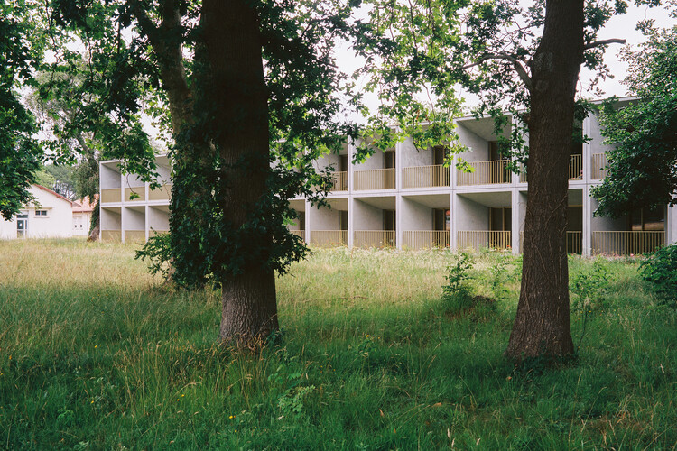 ESID BCC Housing / Faye Architectes & Associes – Экстерьерная фотография, окна, сад, лес