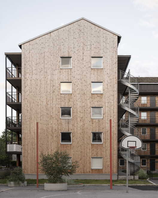 Жилой Комплекс Солхагапаркен / Murman Arkitekter - Фотография Экстерьера, Окна, Кирпич, Фасад