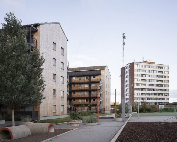 Жилой Комплекс Солхагапаркен / Murman Arkitekter - Фотография Экстерьера, Окна, Фасад