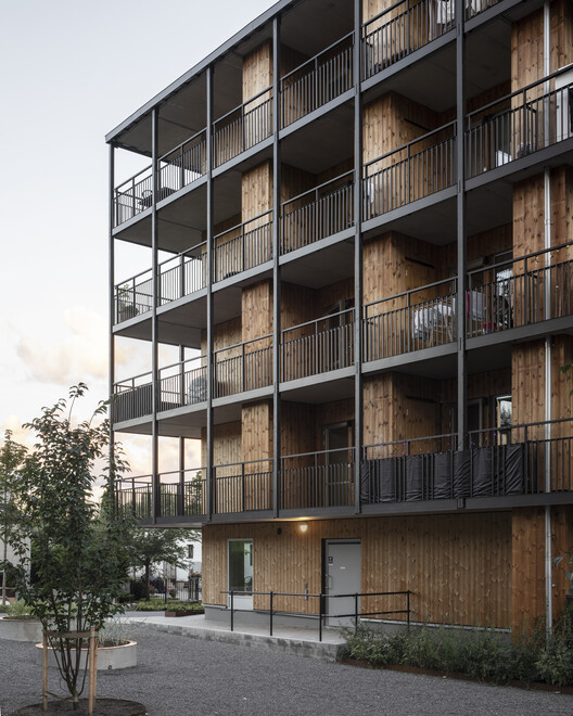 Жилой Комплекс Солхагапаркен / Murman Arkitekter - Фотография Экстерьера, Фасад, Окна