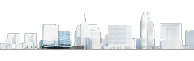 Здание Quatuor / Jaspers-Eyers Architects - Фотография экстерьера, городской пейзаж, фасад, окна