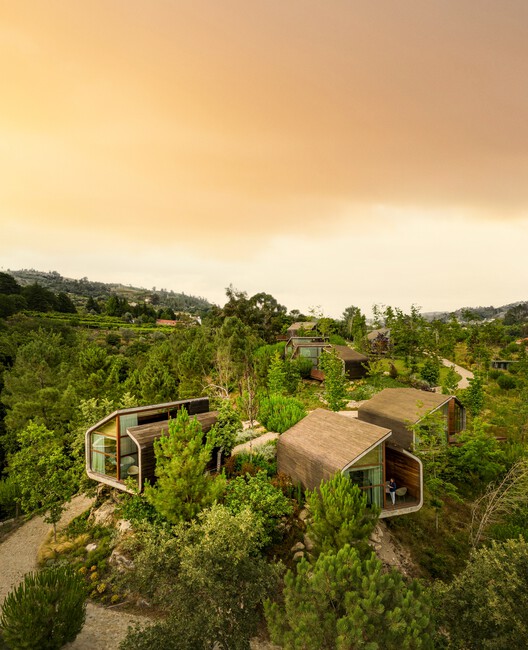 Lavandeira Douro Nature & Wellness / FCC Arquitectura - Фотография экстерьера, окна, лес
