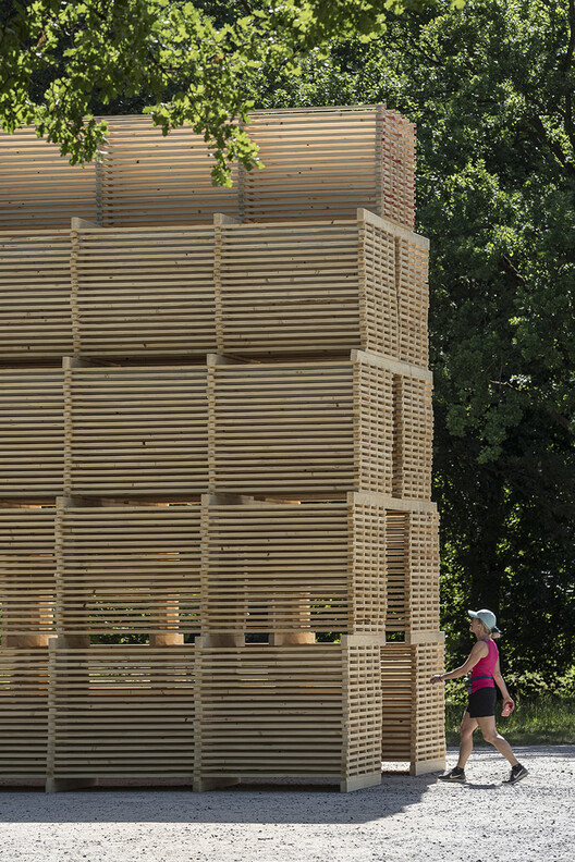 Коллектив Павильон / Christoph Hesse Architects - Фотография экстерьера, кирпич