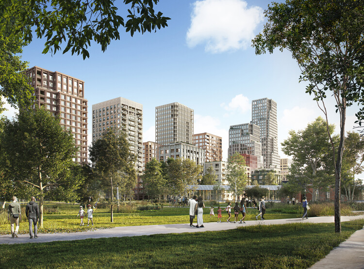 MVRDV преобразовывает район экскурсий и такси в Брюсселе с помощью качественного генерального плана — изображение 5 из 6
