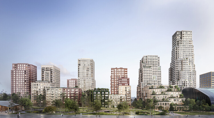 MVRDV преобразовывает район экскурсий и такси в Брюсселе с помощью качественного генерального плана — изображение 2 из 6