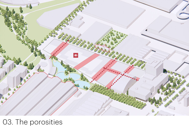 MVRDV преобразовывает район экскурсий и такси в Брюсселе с помощью качественного генерального плана — изображение 4 из 6