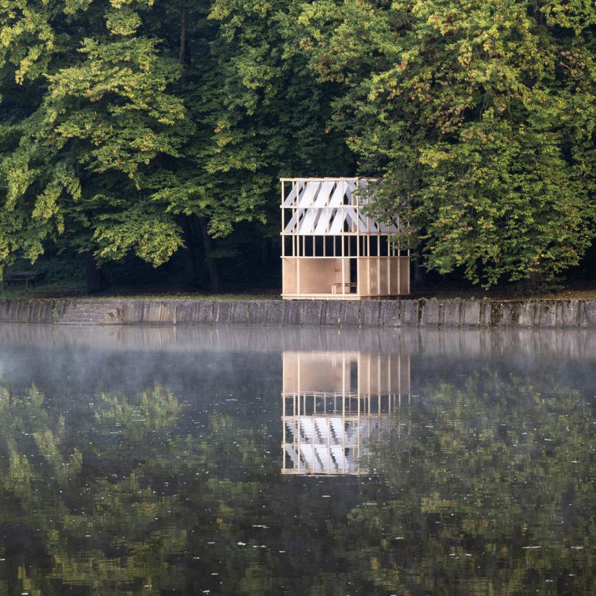 Павильон на берегу озера от Grau Architects