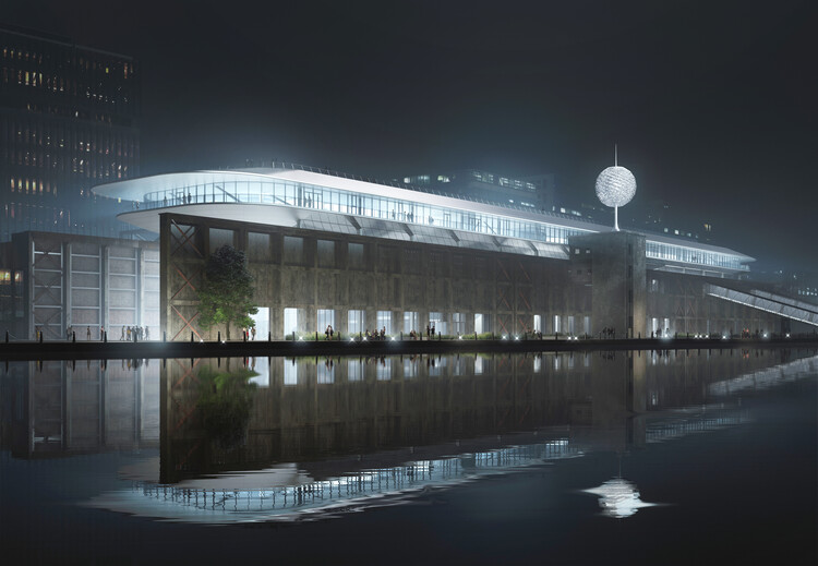 Компания MAD Architects переосмыслила бывший склад цементного завода в Шанхае с помощью плавучего ковчега — изображение 7 из 24