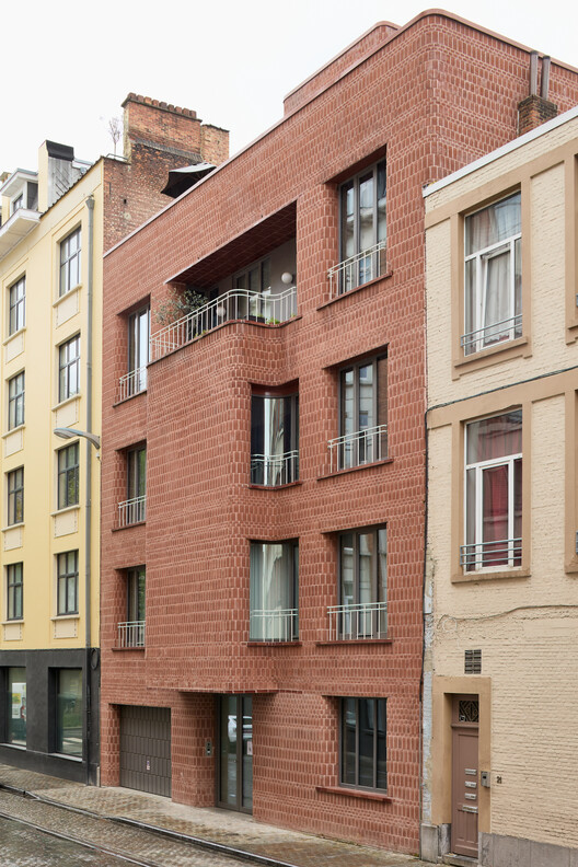 Пассивный Дом Werfstraat / Bovenbouw - Фотография Экстерьера, Окна, Кирпич, Фасад