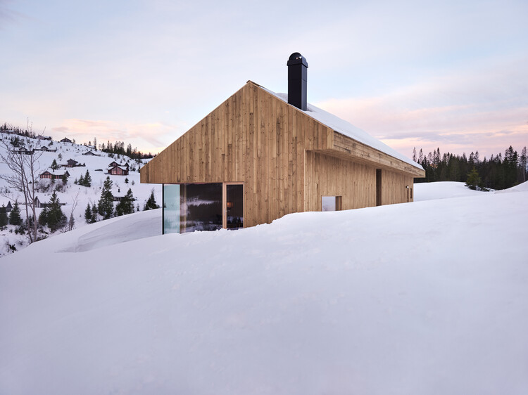 Зимний домик Mylla / Fjord Arkitekter — фотография экстерьера, окна