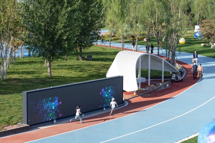 Спортивный парк Ordos Smart / PLAT ASIA - Фотография экстерьера
